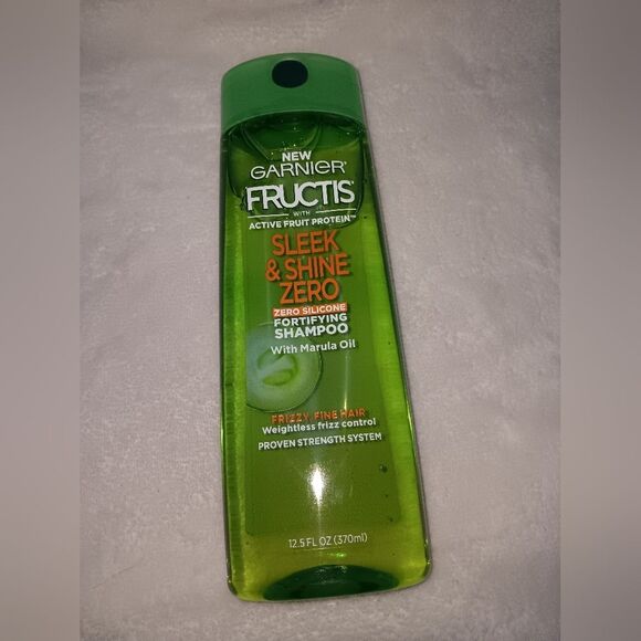 Garnier Fructis Sleek & Shine Zero Fortifying Shampoo with Marula Oil 12.5oz - Picture 2 of 7